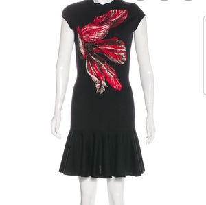 Alexander McQueen wool mini dress